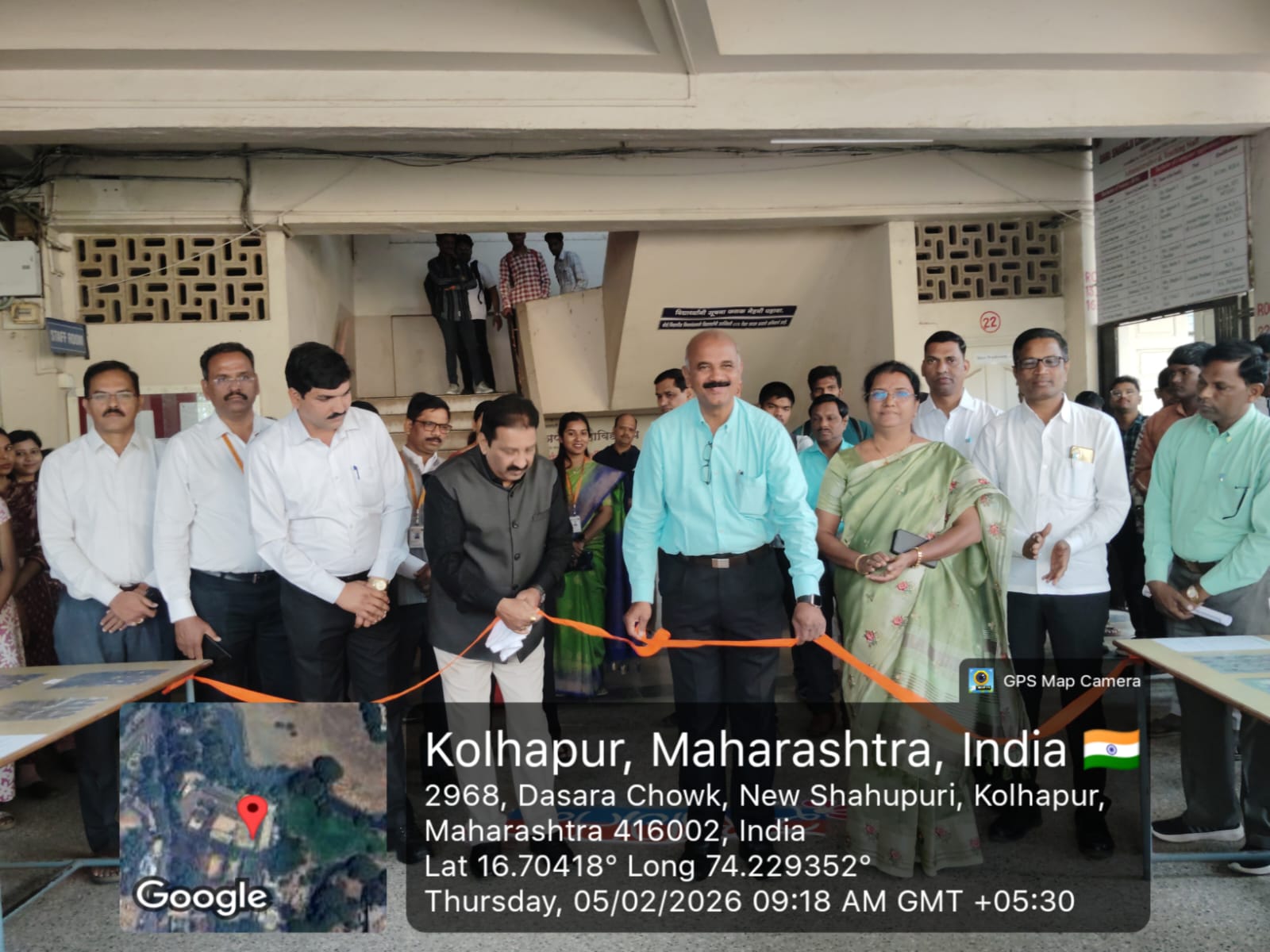 An exhibition of currencies from various countries was held at Shahaji College